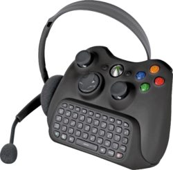 Microsoft Xbox 360 Live Messenger Chatpad & Headset- Black.